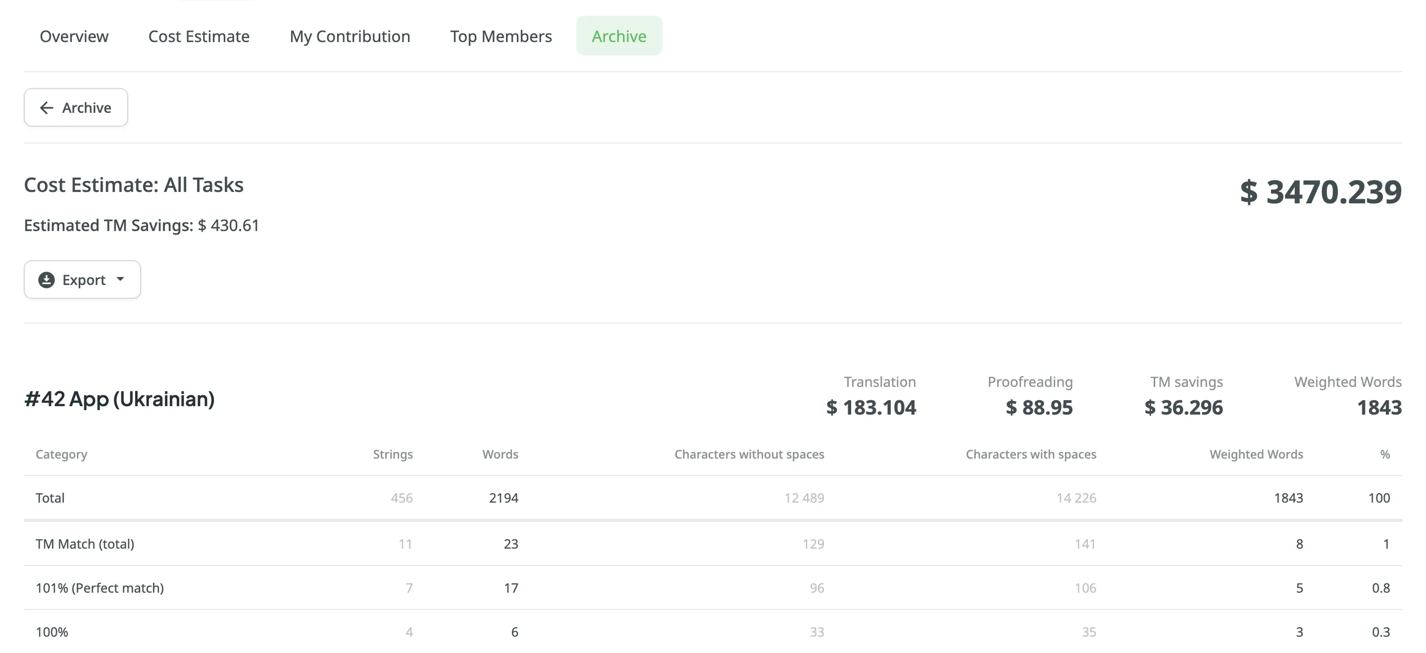 Viewing Previously Generated Reports